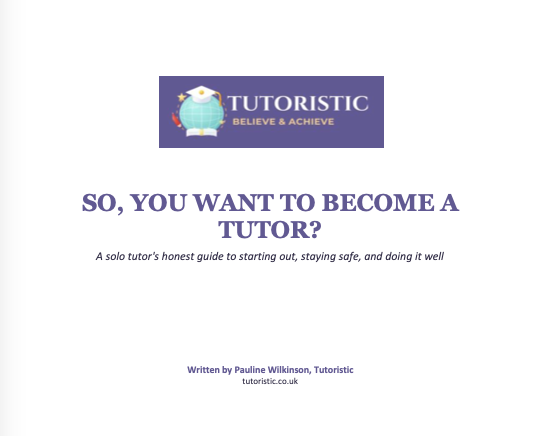 So You Want to Become a Tutor eBook